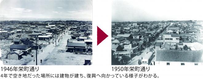 戦後の栄町通り