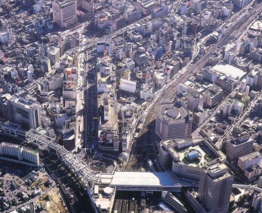 中心市街地航空写真
