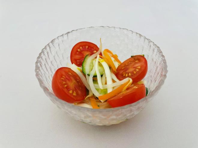 チーズと野菜の酢の物