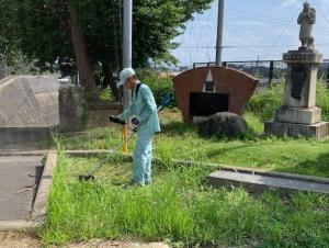 学校用務員（校庭の環境整備3）