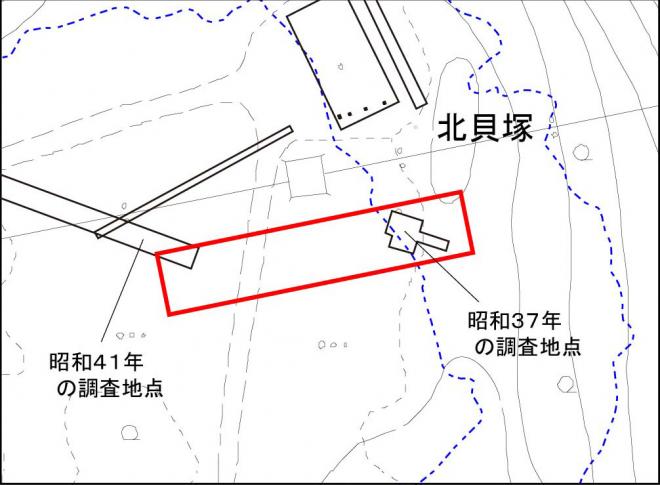 発掘調査地点（拡大）