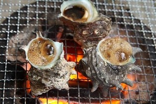 サザエのつぼ焼き