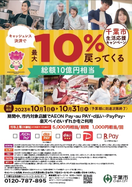 千葉市生活応援キャンペーンポスター