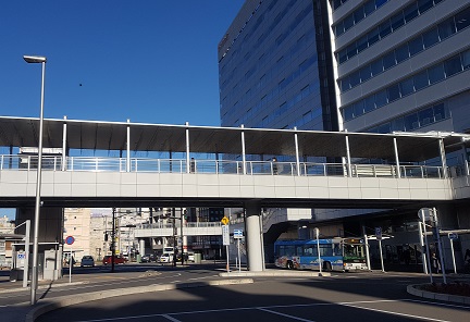 千葉駅西口駅前広場歩行者デッキ1