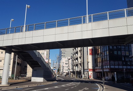 千葉駅西口駅前広場歩行者デッキ2