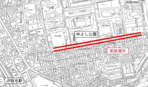 街頭啓発箇所図