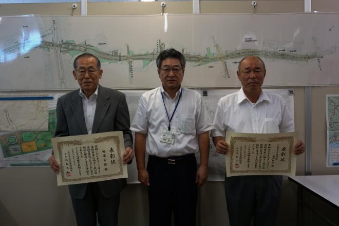 平成27年度道路功労者表彰3人