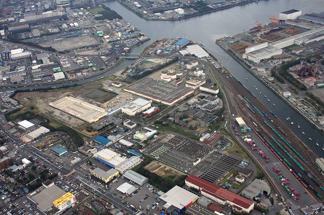 南部浄化センター航空写真