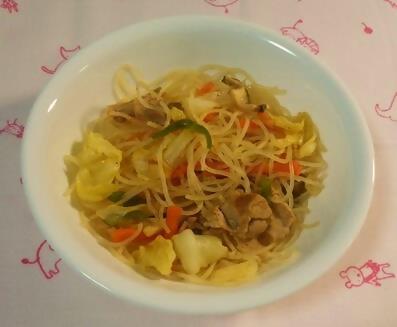 炒めビーフン