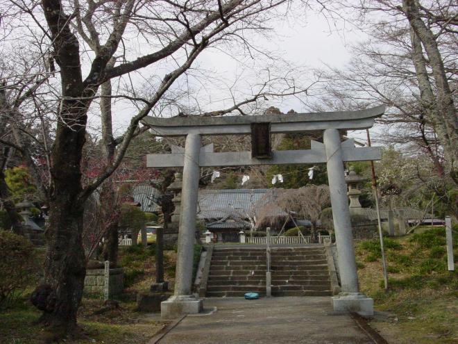小高城跡に祀られる小高神社