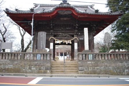 千葉寺境内