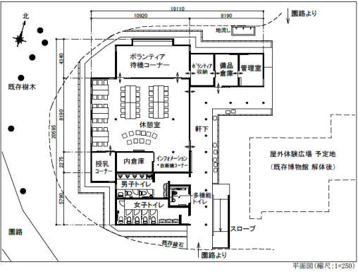 便益施設内装イメージ図