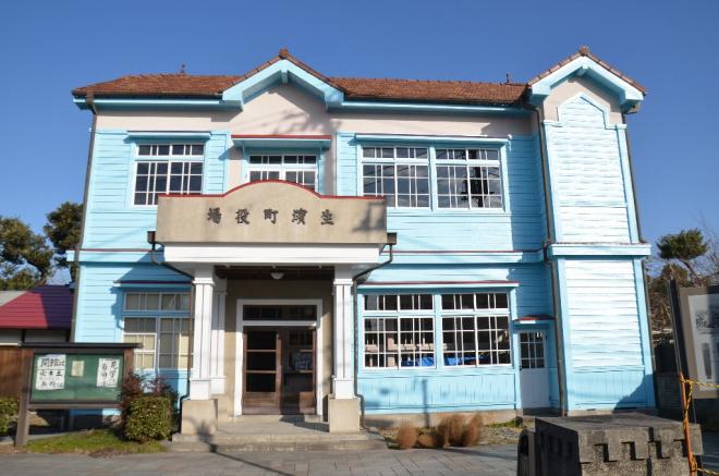 旧生浜町役場庁舎正面