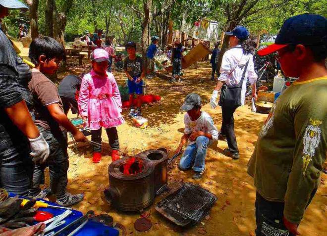 プレーパーク活動（北磯辺第4公園）