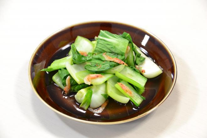 チンゲン菜と桜えびの旨煮1246