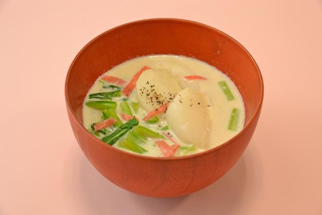 かぶのごま豆乳スープ