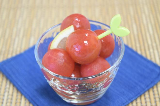 ミニトマトのはちみつレモン漬け