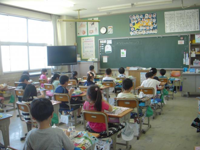 1年生初給食4