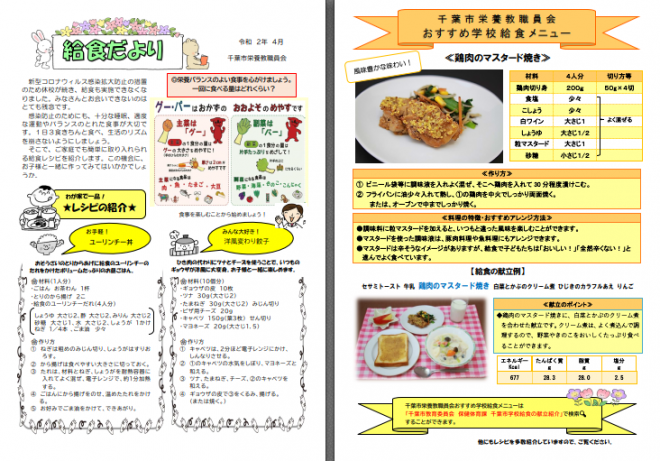 給食メニュー1