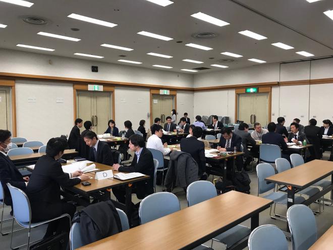 平成30年度イクボス異業種交流会グループディスカッションの様子