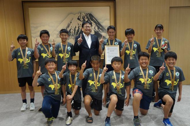令和5年アベーリャス千葉フットボールクラブ表敬訪問