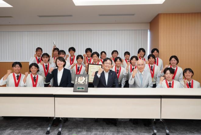 令和6年7月16日千葉経済大学付属高等学校表敬訪問