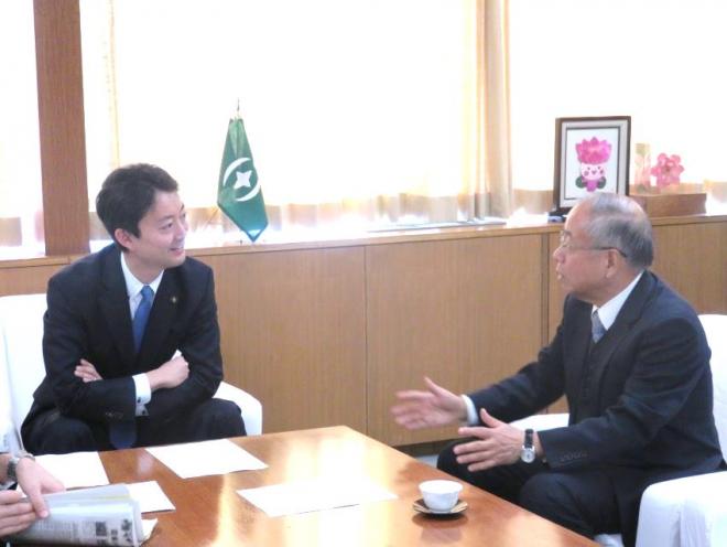 石田大使懇談