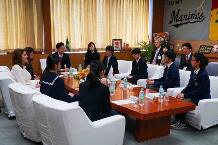 アメリカ合衆国副大統領夫人が市役所を訪問しました