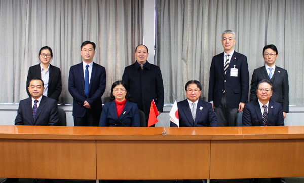 蘇州市呉江区訪問団が来葉