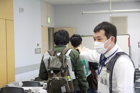 受入訓練（室内）