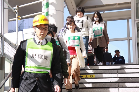 誘導訓練（移動開始）
