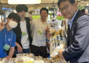 おはよう若葉 朝市 視察