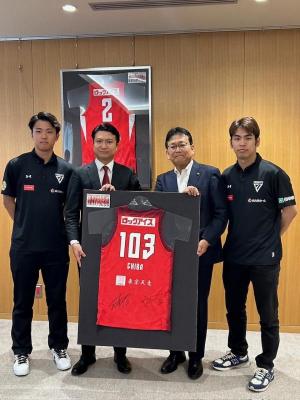 千葉ジェッツ2023-2024シーズン終了報告 表敬訪問