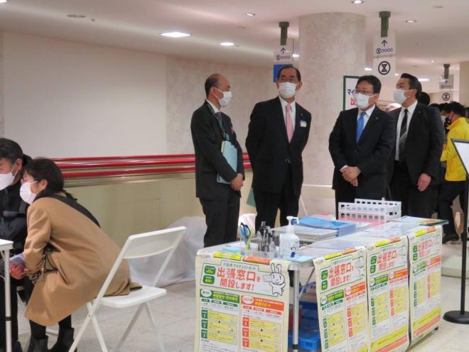総務大臣視察