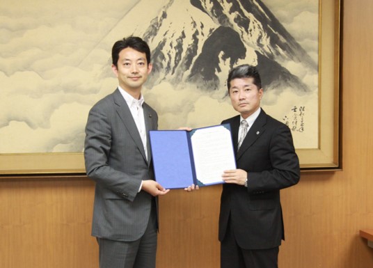 千葉県行政書士会との災害時協定締結式