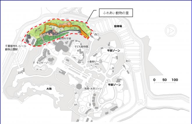 ふれあい位置図