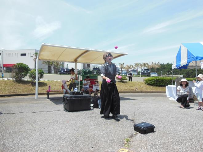第4回検見川ビーチフェスタ（大道芸1）