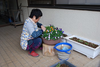 作業の様子