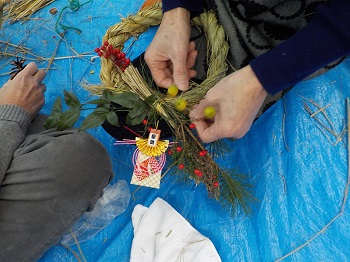 昭和の森「お正月飾り」