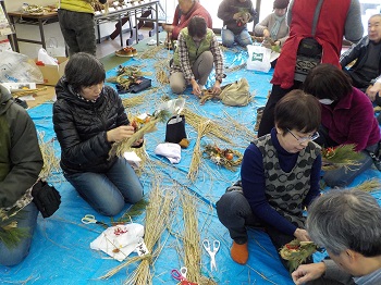 昭和の森「お正月飾り」