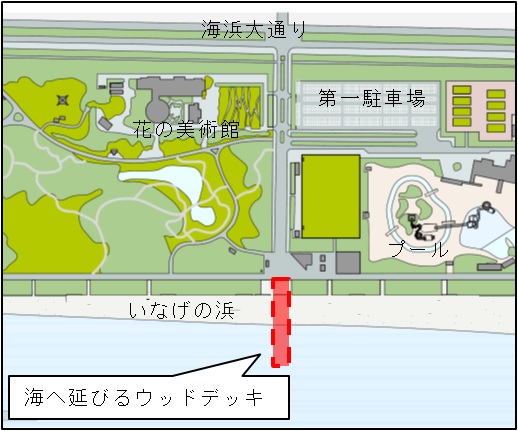 ウッドデッキ案内図