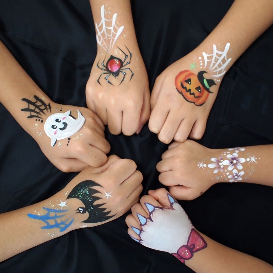 ハロウィンボディペイント体験