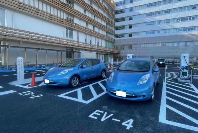 電気自動車の写真