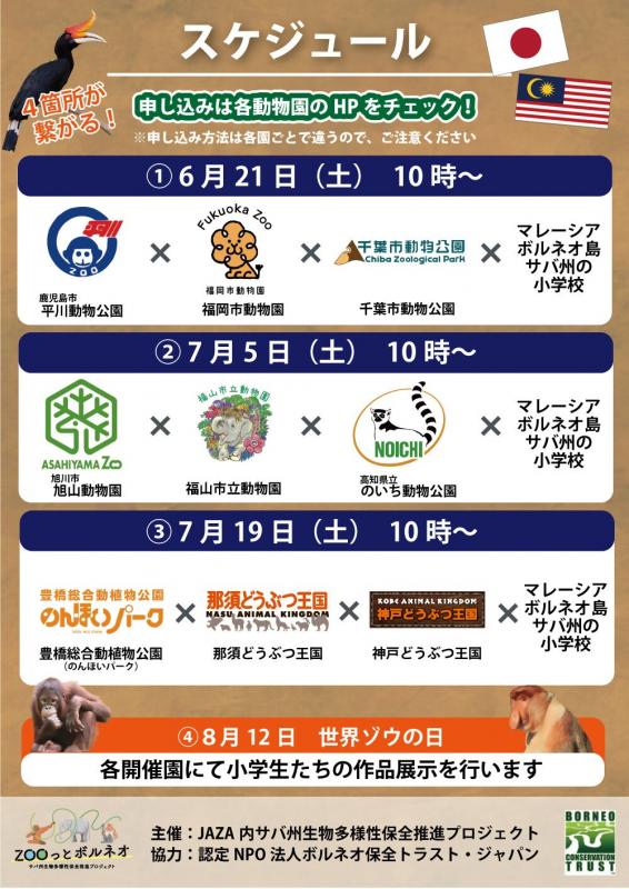 ボルネオイベントポスター裏
