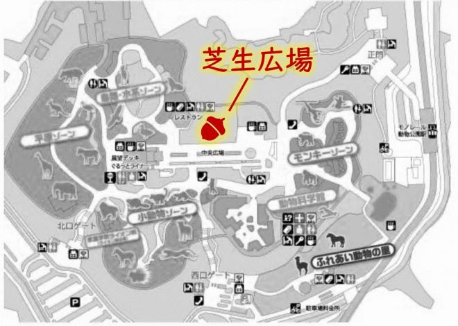 森の遊び場地図